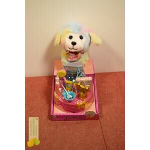 Glitter Girls Plush Dog Wiggles & Grooming Show Set Stuffed Animal